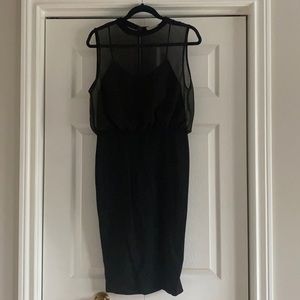 Chelsea Black Midi Dress (Size S/M)
